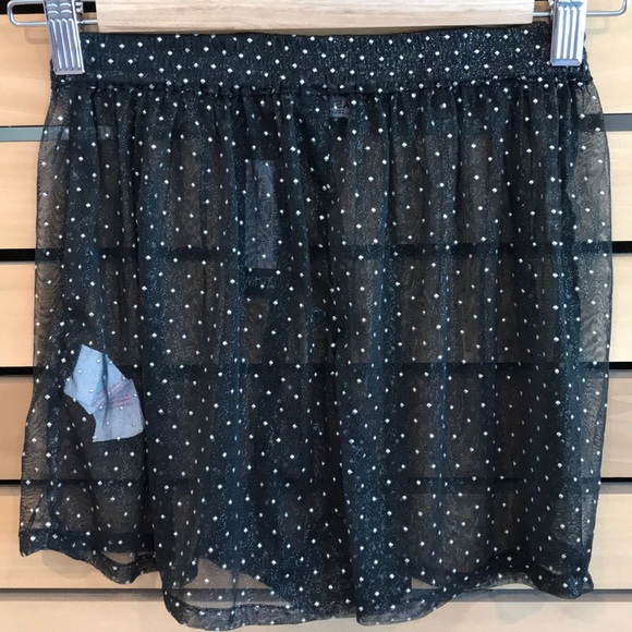 Nasty Gal Black Sheer High Waisted Studded Shorts - Picture 6 of 9